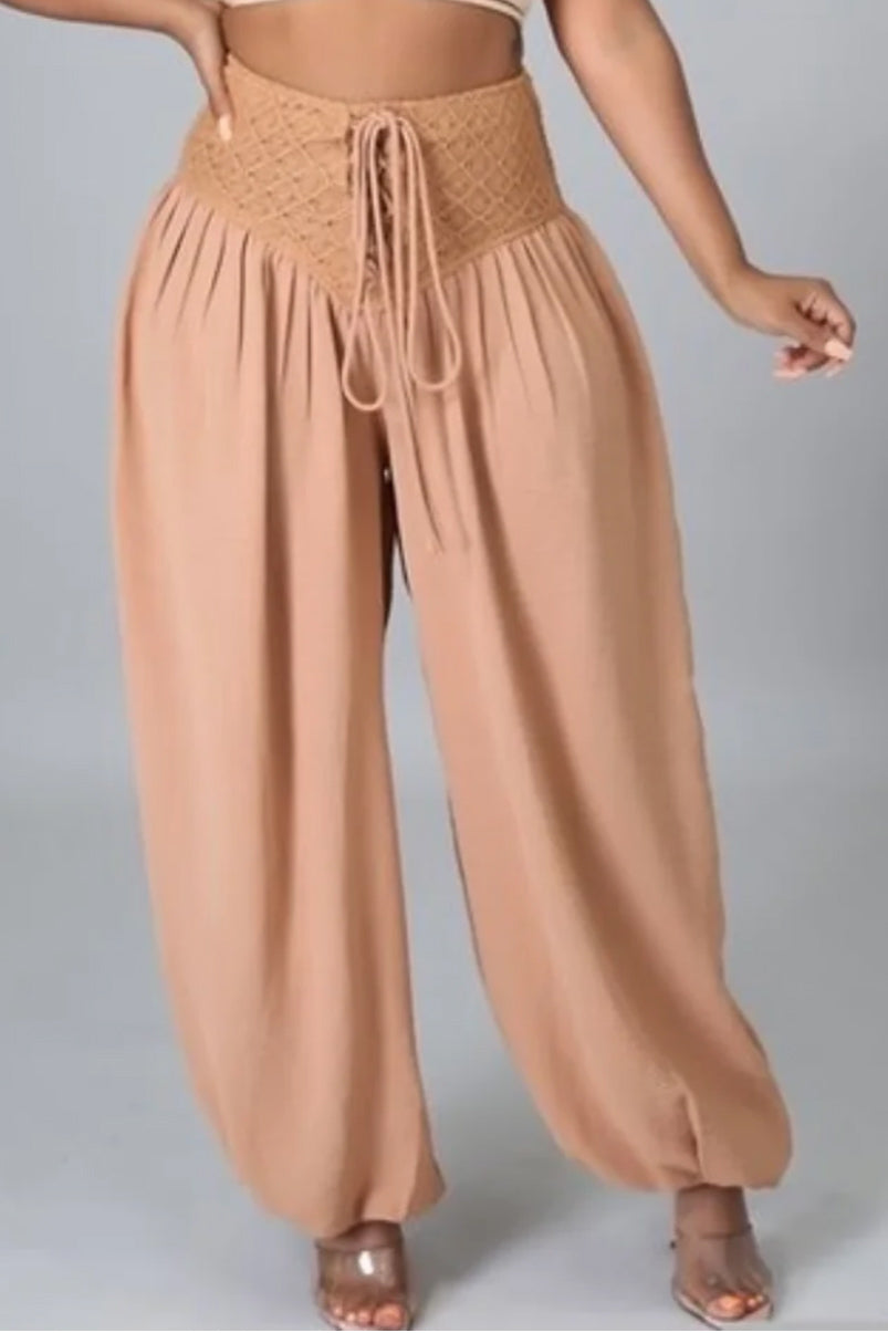Smocked Wide-Leg Pants | The Gather