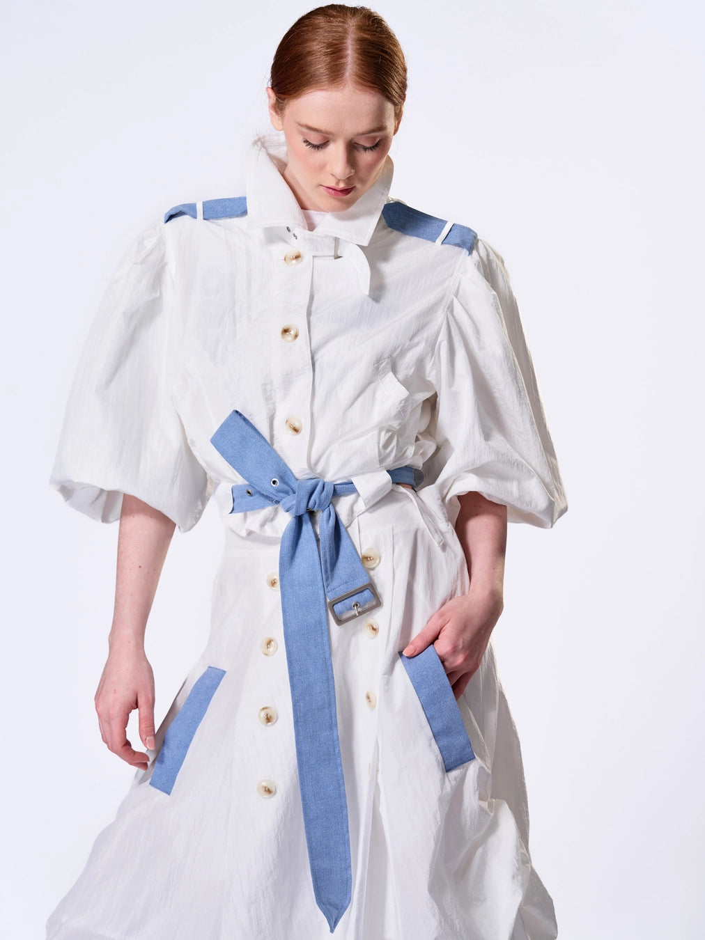 Seta e Struttura-Maxi Skirt and Trech Top