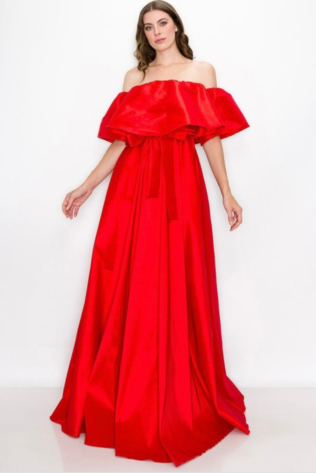 Edition Rouge / Off-Shoulder Evening Dress